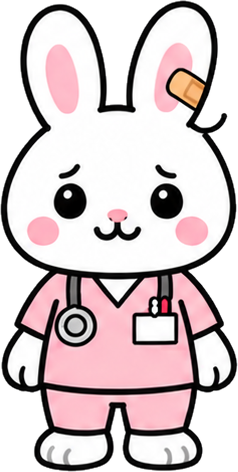 Nurse Rabbit, standing