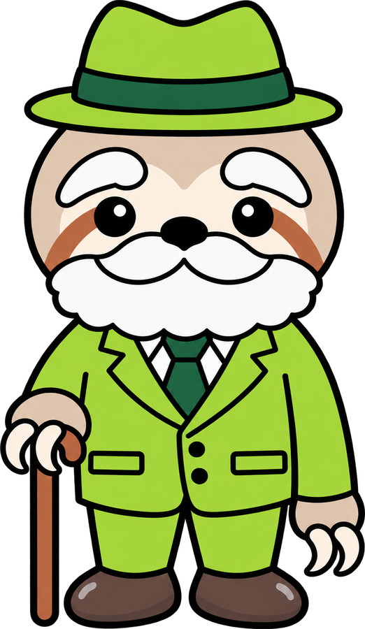 President Sloth, standing