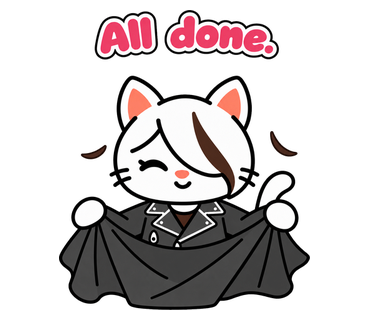 All done.